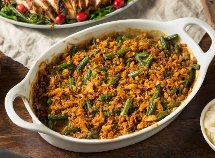 Simple Lean Beef And Green Bean Casserole.